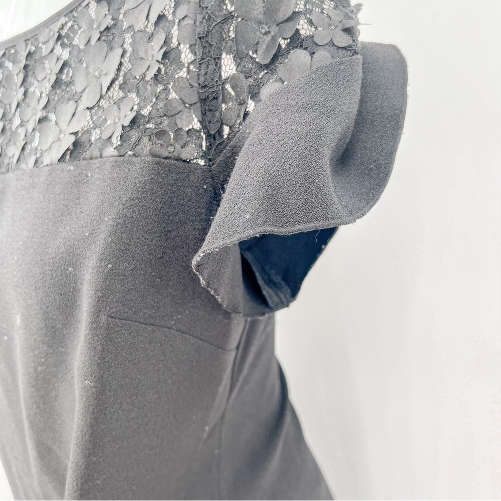 Karl Lagerfeld Black Short Cocktail/ Evening Dress Short Sleeves - Picture 7 of 10